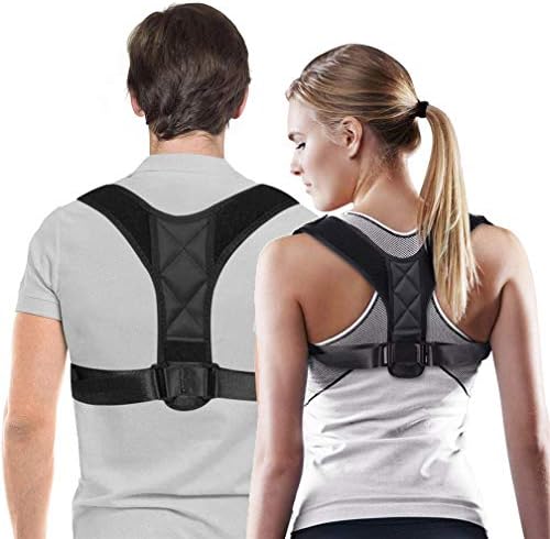 Back Posture Corrector for Men and Women, Adjustable Back Brace Strap, Comfortable Clavicle Support Device Posture Correction Belt, for Improve Humpback, Neck, Shoulder, Upper Back Pain Relief (XL)