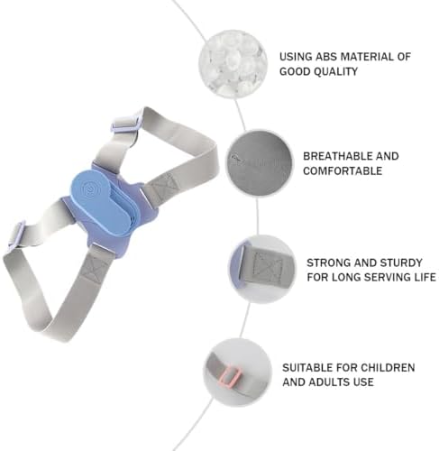 SECFOU Adjustable Posture Corrector Back Support Trainer with Vibration Reminder for Students Posture Correction in Blue