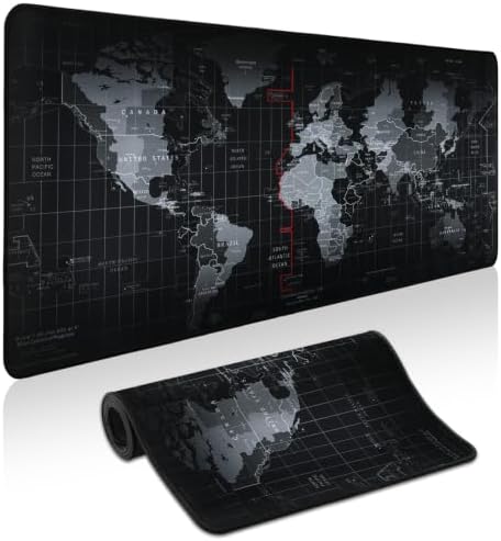 Mouse Pad Gaming - Desk Mat for Keyboard and Mouse - Large Mouse Pads for Desk, Gaming Mousepad with Non-Slip Base, Desks Pad (31.5" X 11.8") for Game, Office and Home