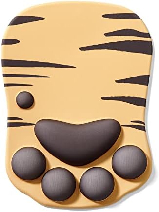 Cat Paw Mouse Pad, Ergonomic Mouse Mat with Wrist Support
