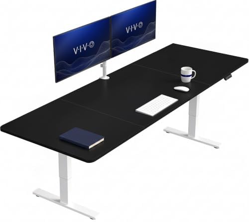 VIVO Black 83 x 30 in Standing Desk, DESK-KIT-1W8B