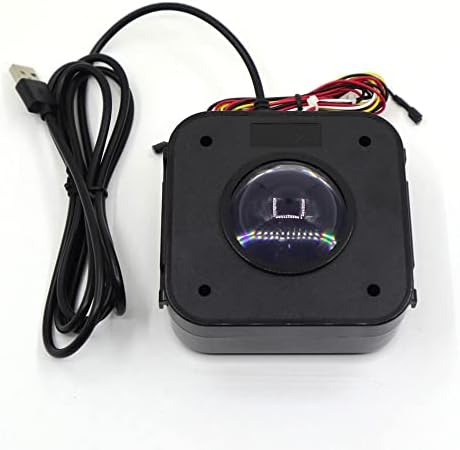USB Arcade Game Trackball Mouse Illuminated LED Round 4.5cm USB Connector Screws