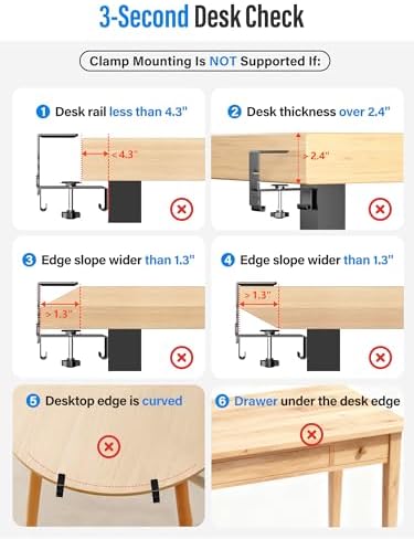 Cinati 49.2" Under Desk Cable Management Tray, Large Fabric Cord Organizer