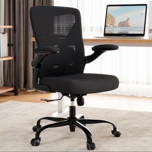 Office Chair: 330LBS Mesh Ergonomic Desk Chair Comfy with 3D Lumbar& Swivel