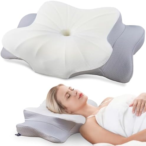 DONAMA Cervical Neck Support Pillow for Neck and Shoulder Pain Relief