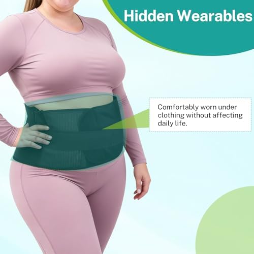 lefeke Plus Size Back Brace for Women & Men - Adjustable Lumbar Support Belt, Lower Back Pain Relief, Sciatica Breathable & Washable, Herniated Disc, Posture Corrector - Extra Large (3XL)