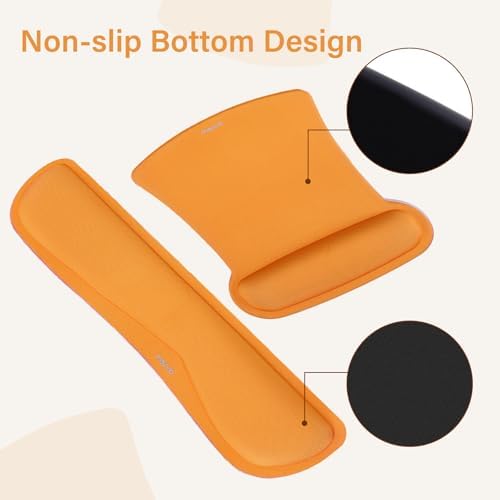 MOSISO Keyboard Mouse Pad Set, Large Gaming Mousepad&Keyboard Wrist Rest