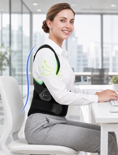 Back Brace Posture Corrector Adjustment: 97.8% Pain Relief, 8H Work-tested