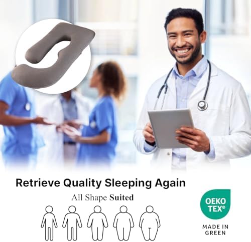 ALLOPERA Pregnancy Pillow, Full Body Maternity Pillow 57 inch, with Removable Washable Cover - Sleep Support for Legs, Back, Neck, Shoulder, HIPS, Belly for Pregnent Women (Cooling Cover)