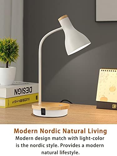 LALISU Metal Desk Lamp Wireless Charging Table Lamp Touch Reading Lights