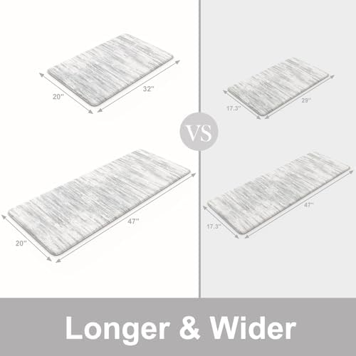 KIMODE Anti Fatigue Kitchen Mats for Floor,Farmhouse Kitchen Rugs Sets of 2