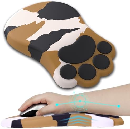 L-SPOUTTO Ergonomic Mouse Pad with Wrist Rest,Cute Mouse Pad Wrist Support