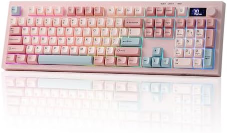 EPOMAKER Aula S102 PRO Membrane Gaming Keyboard w/TFT Screen & Volume Knob