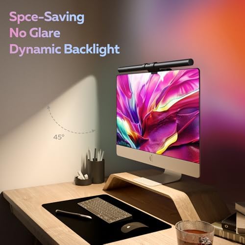 RGB Monitor Light Bar, 16.54'' USB LED Desk Lamp,Home Office Gaming
