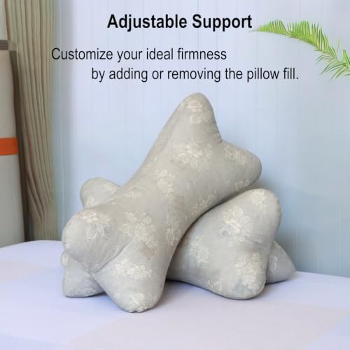 Neck & Cervical Pillows Dog Bone Shaped Travel Neck Pillows With Washable Removable Cover For Car Bus Truck Driving Comfort Head Rest Support Bone Pillows For Neck Chiropractic Pillow ( Size : F )
