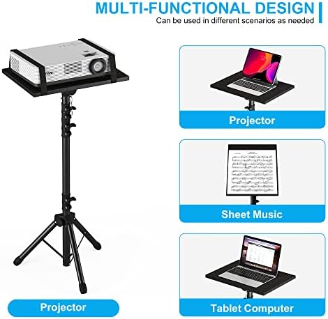Projector Stand Tripod Laptop Stands Height Adjustable