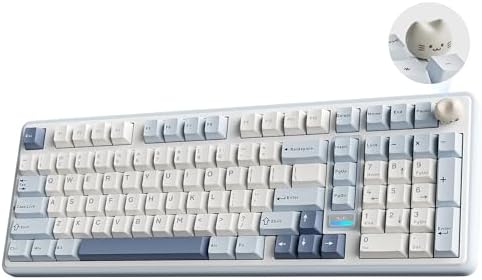 YUNZII B98 PRO 96% Wireless Mechanical Keyboard(Blue, Candy Switch)