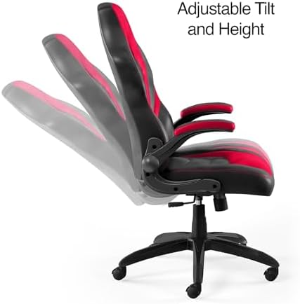 STAPLES Emerge Vortex Gaming Chair, Ergonomic, Adjustable, Swivel, Black