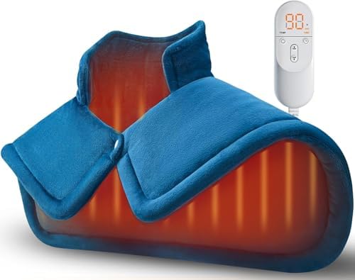 Heating Pad Heated Neck Wrap Electric Weighted Shoulder Heating Pad