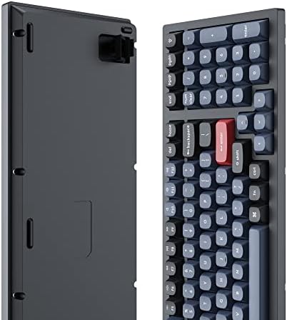 Keychron K4 Pro Custom Wireless Mechanical Keyboard, 100 Keys Hot-swappable QMK/VIA Programmable Macro with K Pro Brown Switch RGB Backlit Compatible with Mac Windows Linux - Black