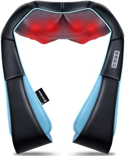 Mo Cuishle Women Men Gifts, Shiatsu Back Shoulder & Neck Massager with Heat