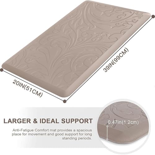 Kitchen Mat Cushioned Anti-Fatigue Comfort Standing Mat Rug for Home,Office