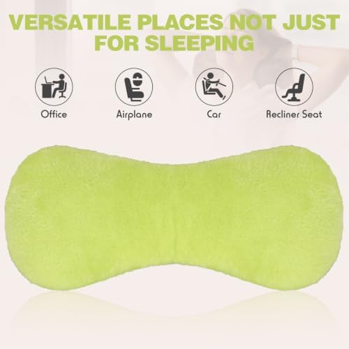 Colingmill 1 Pc Neck Pillow for Recliner Chair Headrest,Fuorescent Green