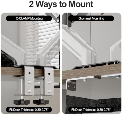 Dual Monitor Arm for 13-32" Screens
