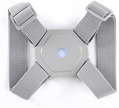 DSMYYXGS Intelligent Posture Corrector Electronic Reminder Back Support Adjustable Smart Brace Support Belt Shoulder Training Belt (Color : Rectangle Black)