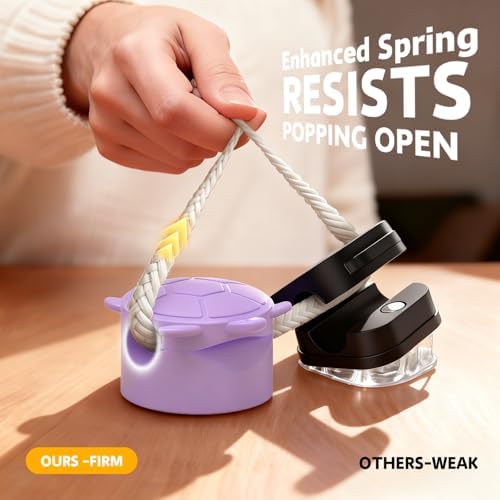 Rotatable Cable Clips, 8 Pack Cord Holder for Nightstand Multicolor