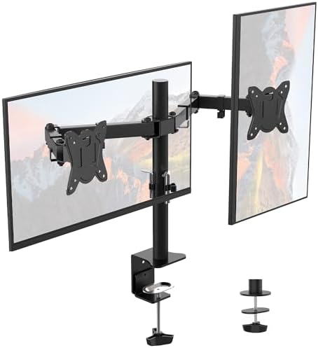 GRIFEMA Monitor Mount for 13-32 in, Dual Monitor Arm, Up to 19.8 Lbs Each