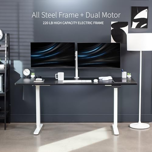 VIVO Black 71 x 30 in Standing Desk, DESK-KIT-E2W7B