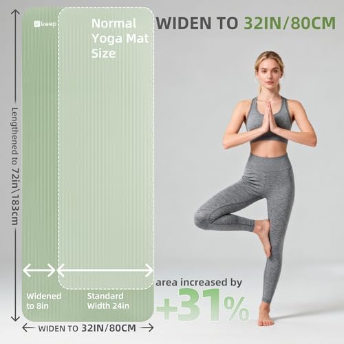 KEEP Extra Thick NBR Yoga Mat
