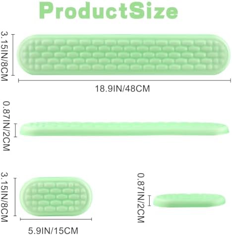 Ergonomic Keyboard Wrist Rest & Mouse Pad with Wrist Rest Set, Green
