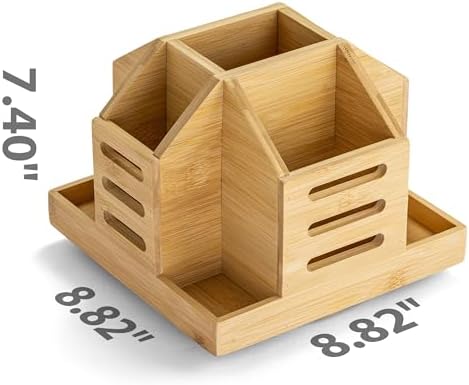 Achieva Bamboo Rotary Organizer (71007)