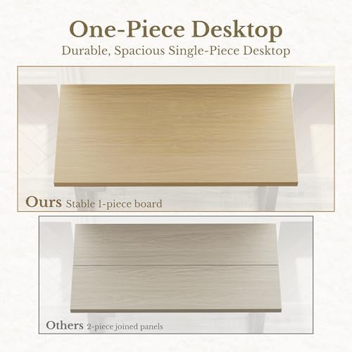 ErGear 48 X 24 Inch Height Adjustable Electric Standing Desk, Light Walnut
