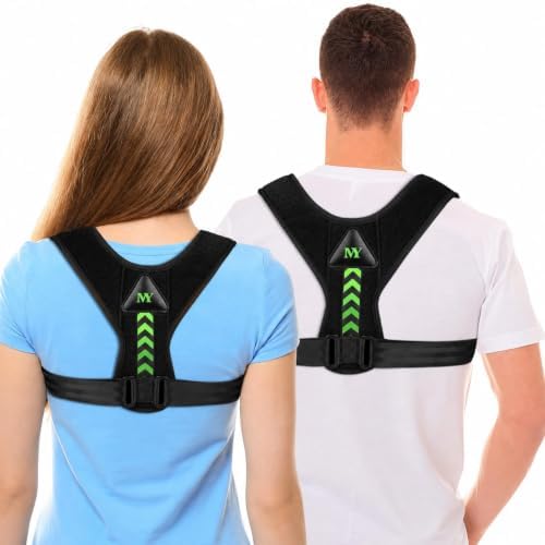 Posture Corrector Upper Back Brace Neck Shoulder Back Support Brace Pain Relief Belt For Women Men Braces Spine Straightener Breathable & Adjustable