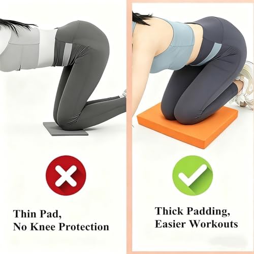 High-Density Balance Pad, Extra Large Balance Pad for Physical Therapy, TPU Foam Balance Board for Rehabilitation Stability Workout Knee and Ankle Exercise