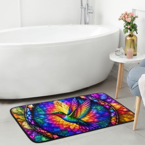 Hummingbird Kitchen Mats Cushioned Anti Fatigue Kitchen Rugs Non-Slip B-6