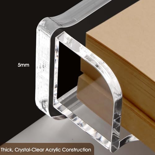 YUXUN Stackable Clear Acrylic Sticky Note Holder