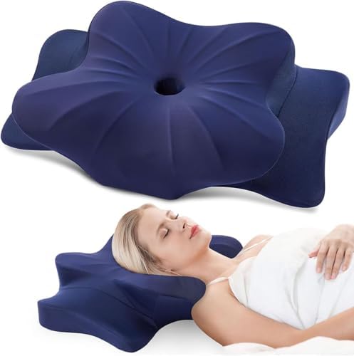 DONAMA Cervical Pillow for Neck Pain, Ergonomic Memory Foam Contour Pillow