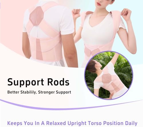 Posture Corrector for Men Women Back Brace Full Back Support Strap