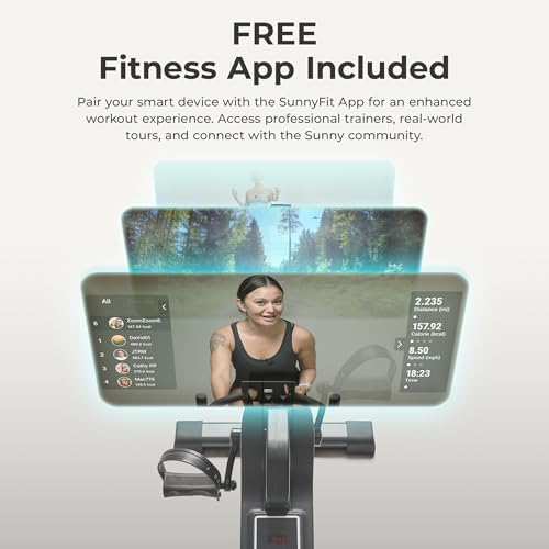 Sunny Health & Fitness Smart Motorized 2-in-1 Pedal Exerciser, Indoor Compact Under-Desk Mini Bike for Low-Impact Cardio Workout and Physical Therapy, Free SunnyFit Training App Connection