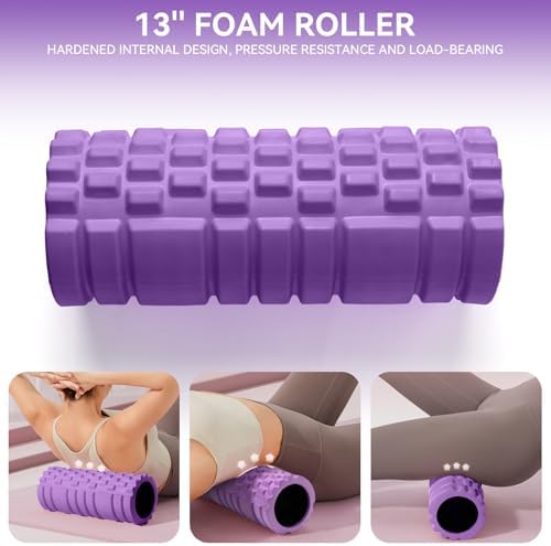 Krightlink 5 in 1 Foam Roller Set High Density Deep Tissue Massager