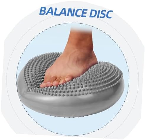 GANAZONO Balance Disc Grip Bulk Pump Posture Relief Bucket Seat Pad Pulleys Inflatable Belt Wobble Cushion