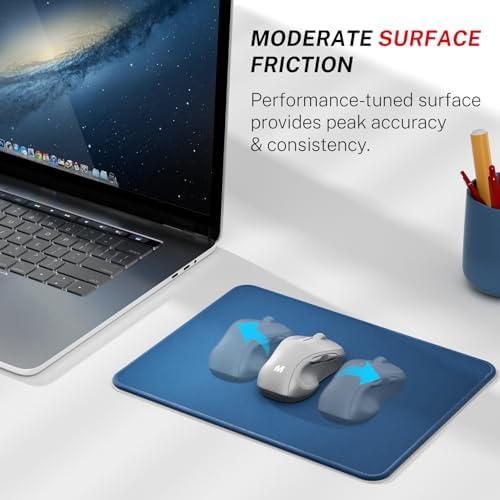MROCO Essential Office & Gaming Mouse Pad, 8.5 x 11 Inch, Navy Blue