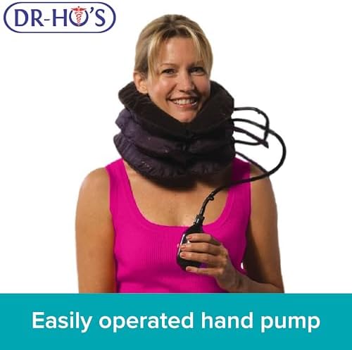 Dr-Ho's Neck Comforter – Dr-Ho's Neck Comforter – Cervical Traction Device for Pain & Posture Support – Inflatable Traction Equipment, Adjustable Stretcher for Home Use