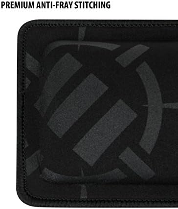 ENHANCE Compact Bluetooth Keyboard Wrist Rest Pad with Soft Memory Foam Support for Bluetooth Keyboards - Anti-Fray Stitching, Non-Slip Base, Gaming Wrist Rest Decal - Thick 1 inch Padding