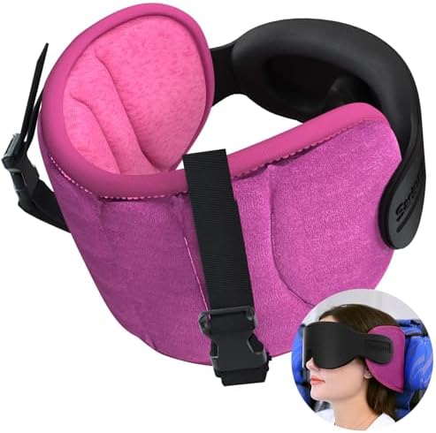 SARISUN Travel Pillows for Airplanes, Stable Head Support, Travel Essential