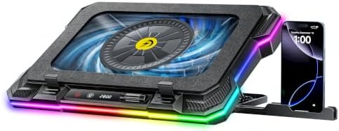 AICHESON Laptop Cooling Pad for 15-19 Inch Gaming Laptops, 2800 RPM Fan